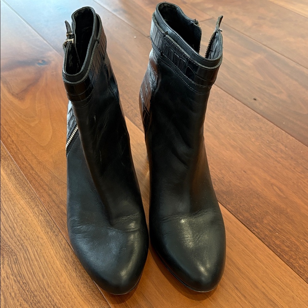 Ann Taylor Black Ankle Boots